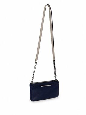 Tumi Navy Gallery Saffiano Leather Crossbody Bag